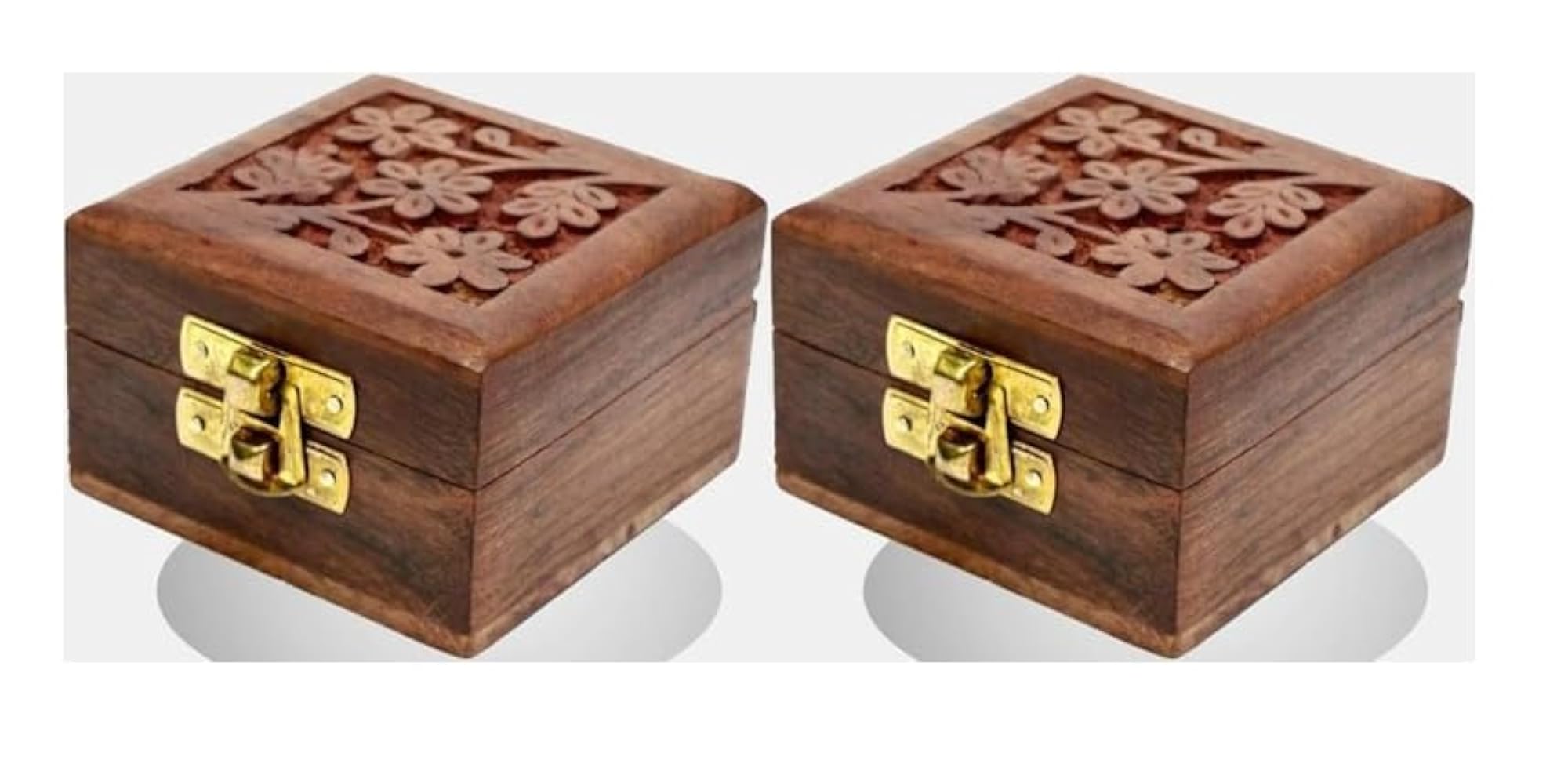 Wooden Small Storage Box for Jewelry and Accessories