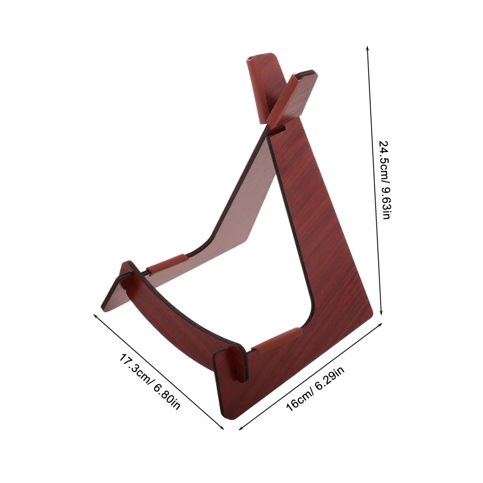 PRETYZOOM Folding Violin Stand Portable Guitar Stand Mandolin Mount Wooden Violin Mount Secure Floor