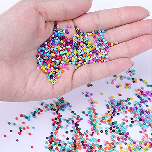 Perline per Braccialetti, 6600 Perline Vetro 3mm