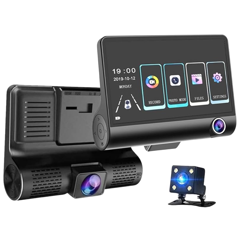 Drumstone 𝟏𝟓-𝐘𝐞𝐚𝐫 𝐖𝐚𝐫𝐫𝐚𝐧𝐭𝐲 3-Channel Dash Cam with 1080P Front, Inside & Rear Cameras | G-Sensor, Loop Recording & Parking Monitor | Full Car Coverage Dash Camera for Safe Driving-picture-17
