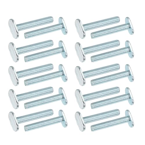 PATIKIL 1/4"-20 T Track Bolts T-Slot Kayak Rail Bolt Accessories 20PCS