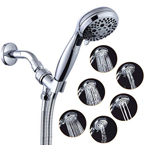 Mitigeur de douche haute pression 6 fonctions contre le calcaire