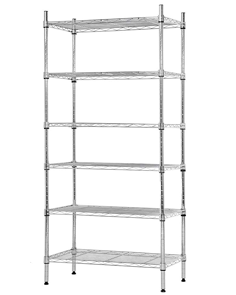 6 shelf wire shelving