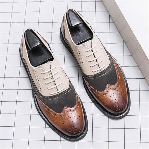 Stylish Men’s Premium Leather Oxford Shoes Comfortable Lace Up Shoes for Office and Formal Wear3