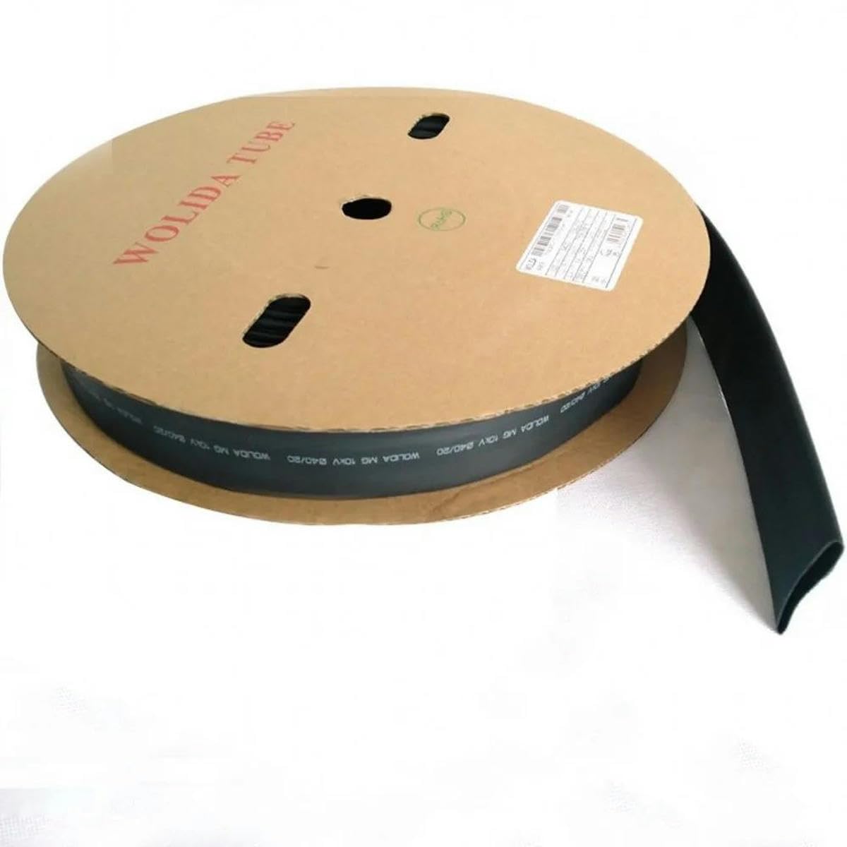 1 rolka tulei termokurczliwej, zestaw do pakowania tulei termokurczliwej, osłona izolacyjna kabla przyłączeniowego - 80 mm x 25 metrów
