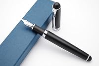 Vista 2 de Pluma estilográfica JINHAO X750 de punta M (Negro con acabado mate)