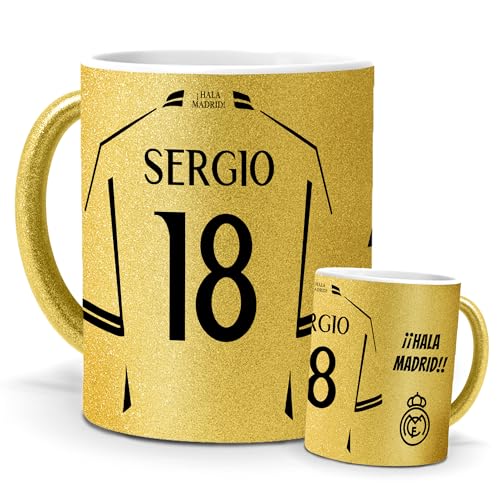 Taza Personalizada Real Madrid | Edicion especial GOLD | Tazas