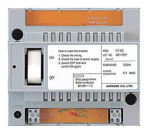 Aiphone Corporation GT-BC Audio Bus Control Unit for GT Series, Multi-Tenant Intercom, ABS Plastic Construction-image-4