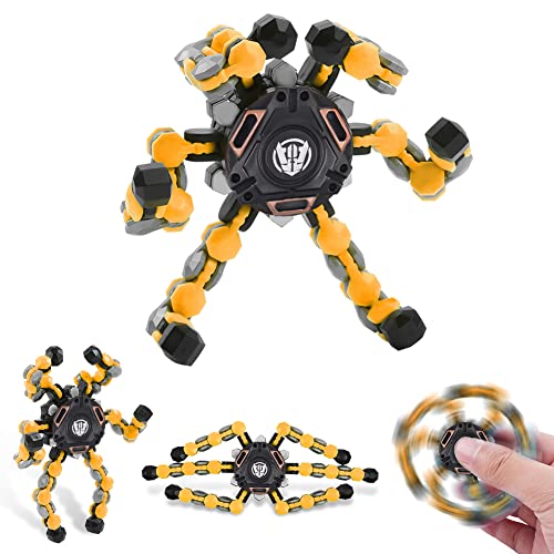 Ainiv Fidget Spinners Trasmissibile, Fidget Toys Sensoriali-ADHD per l'Ansia Anti-stress Autismo, Finger Spinner Creative...