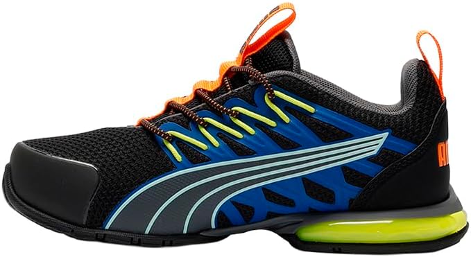 PUMA Kids Boys Voltaic Evo Two Tone Lace Up Sneakers Shoes Casual - Black - Size 3.5 M