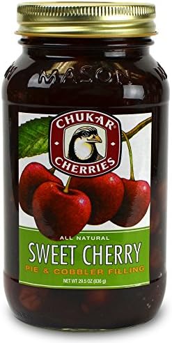 Chukar Cherries Pie & Cobbler Filling Sweet Cherry All-Natural Certified Kosher 29.5 oz - Kof-K, Dairy Equipment - 1 pack