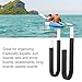 FBGAGH Kayak Wall Hangers Garage Outdoor Mount Hanging Racks Paddle Board Storage Rack Applicable for Water Sports Enthusiasts