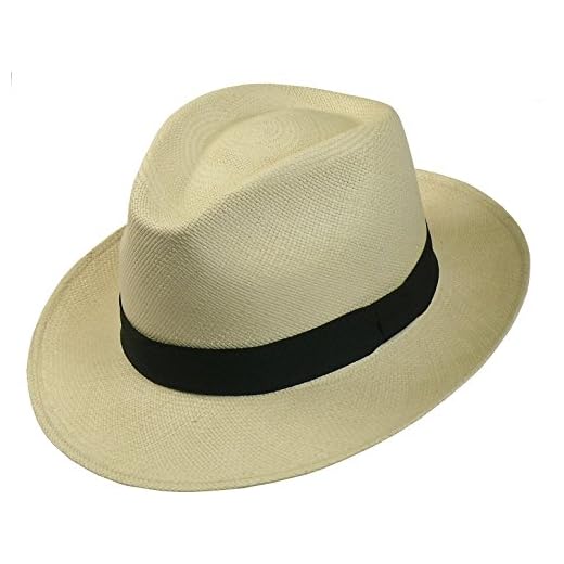 Harrys-Collection Panamahut in klassischer Form Hut Hüte, Farben:Weiss, Kopfgröße:M