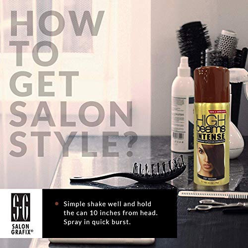 Salon Grafix High Beams Intense Temporary Spray - Brown for Unisex - 2.7 oz Hair Color - Image 5