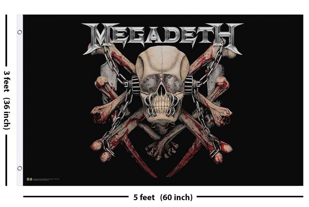 Amazon.com : Megadeth Killing Is My Business Fly Flag 3' x 5