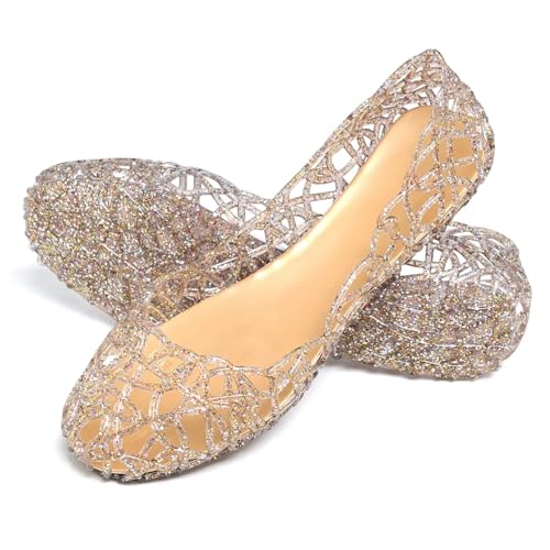 Image of Dear Time Women Flat Heel Summer Beach Jelly Shoes