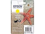 [page_title]-Epson Original 603 Tinte Seestern, WF-2830DWF WF-2835DWF WF-2850DWF XP-2100 XP-2105 XP-3100 XP-3105 XP-4100 XP-4105, Amazon Dash Replenishment-fähig (Gelb) Normalverpackung, Standard