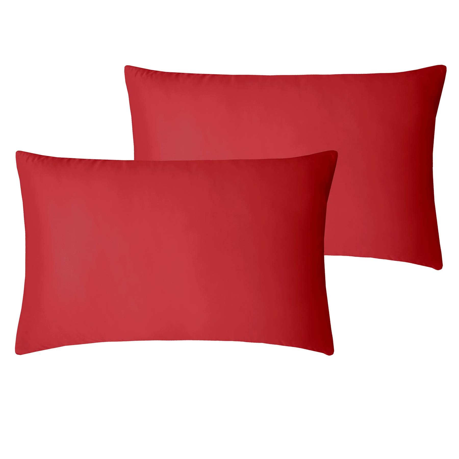 ED Luxury Crushed Velvet Duvet Quilt Cover Bedding Linen Set With Housewife Pillowcases Ultra Soft Duvet Cover Set [2xHousewife Pillowcases, Red]