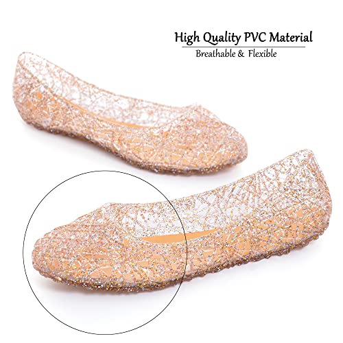 Image of Dear Time Women Flat Heel Summer Beach Jelly Shoes