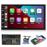 FINYQBET 7 Pulgadas Pantalla Inalámbrica Estéreo para Coche C1060N,2+32G Estéreo para Pantalla Carplay para Auto con...