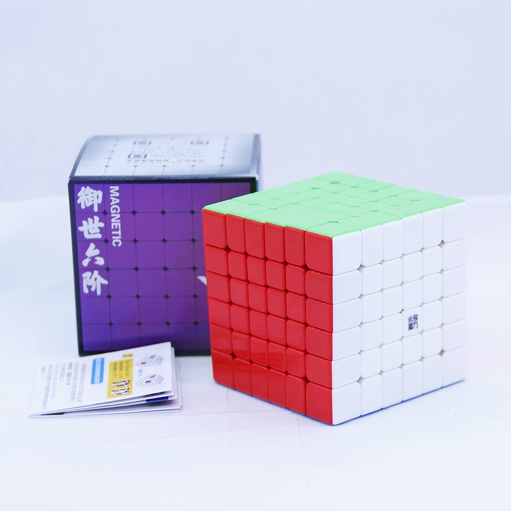 BukefunoYongjun Yushi 6x6 2M Magnetic Speed Puzzle Stickerless Cube YJ Yushi V2 M 6x6x6 Magic 2M Cube Magnetic