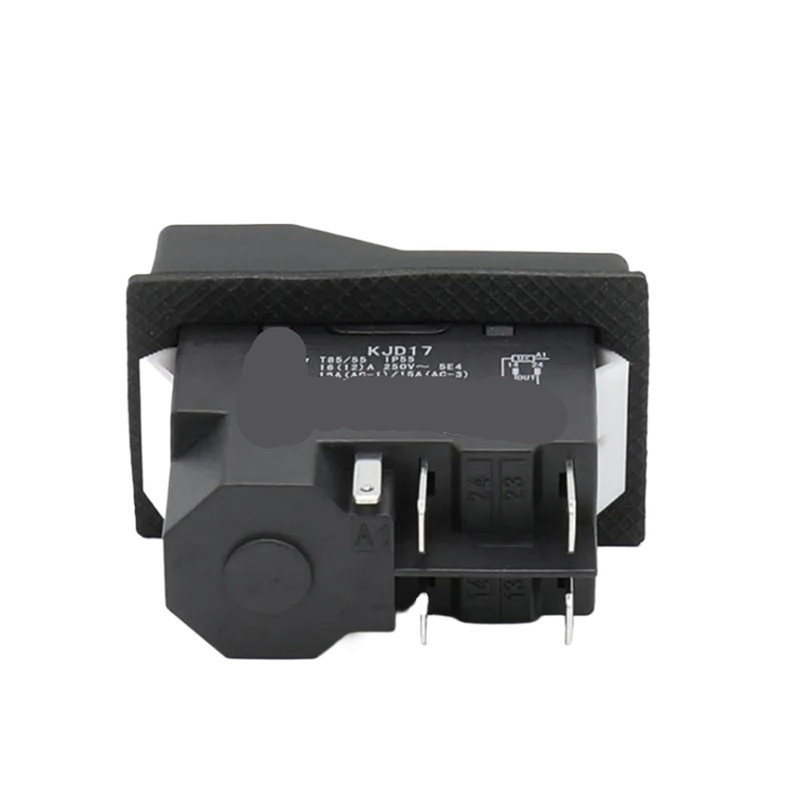 1 interruptor pulsador electromagnético de CA de 250 V y 16 A, 4/5 pines, 50/60 Hz, protección contra subtensión, interruptor de seguridad de arranque.(5PINS)