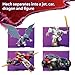 LEGO NINJAGO Zane's Ultra Combiner Mech Ninja Toy - Pretend Play 4-in-1 Building Toy Set for Kids, Boys and Girls, Ages 9+ - with 6 Minifigures - Gift Idea for Birthdays - 71834