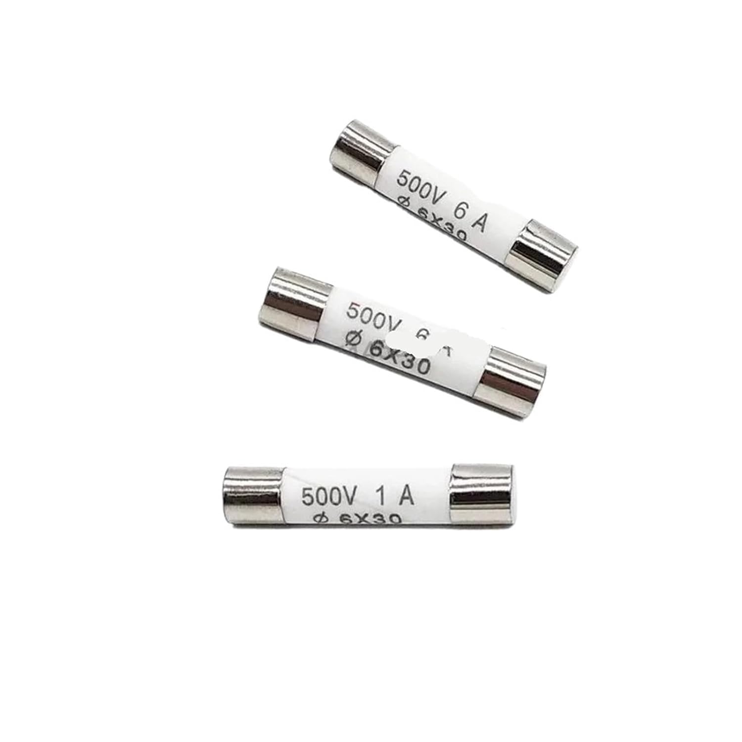 Fusibles de tubo cerámica soplado rápido para reparar electrodomésticos 500V