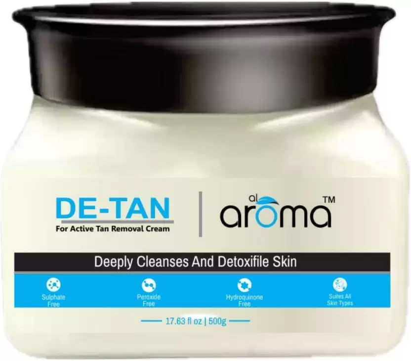 De Tan Cream With Kojic & Milk, Radiant Skin, Deeply Cleanses & Detoxifies, 500ml-image-21