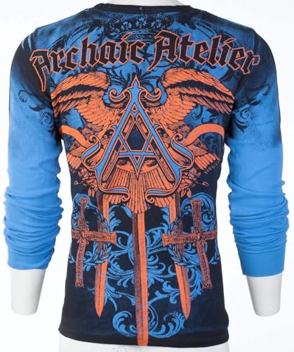 Archaic by Affliction Men's Long Sleeve Thermal Shirt Daventry3