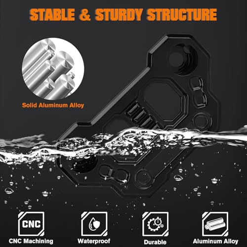Image of Wrangler JL Light Bar Hood Mounting Brackets, Gladiator JT Ditch Light Cowl Mount Brackets A-Pillar LED Fog Light Pod Brackets for 2018-2025 Jeep Wrangler JL JLU 4xe Gladiator JT Accessories