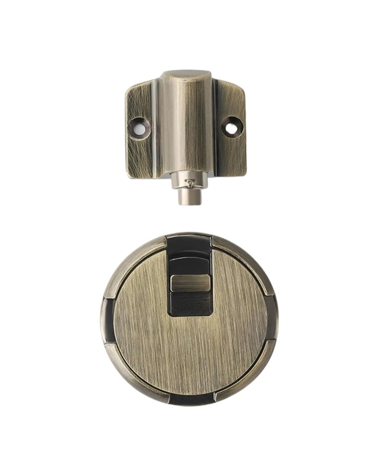 Kiddibubzi Green Bronze Zinc Alloy Mechanical Door Stop Door Stopper Door Holders Catch Floor Stop Doorstop Furniture Door Hardware(Green Bronze)