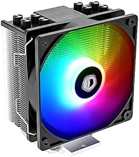 ID-COOLING SE-214-XT ARGB CPU Cooler 4 Heatpipes CPU Air Cooler Addressable RGB Light Sync with Motherboard(5V 3-PIN Connector) CPU Fan for Intel/AMD, LGA 1700 Compatible