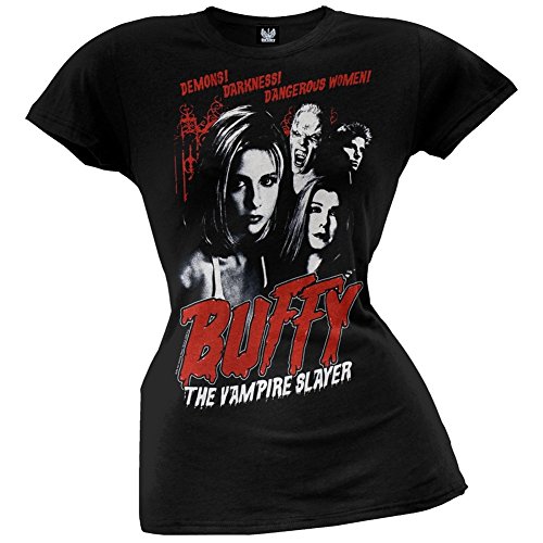 Buffy The Vampire Slayer Retro Womens Junior T-shirt M