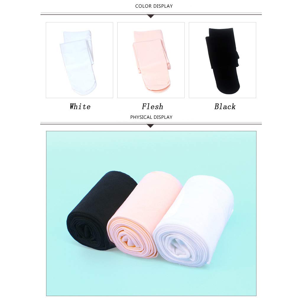 Collant da Ballo per Donna, Collant coprenti, Calze di Seta Tinta Unita, Collant in Microfibra Ultrasoft, Collant da Studente di Danza,Flesh,One Size