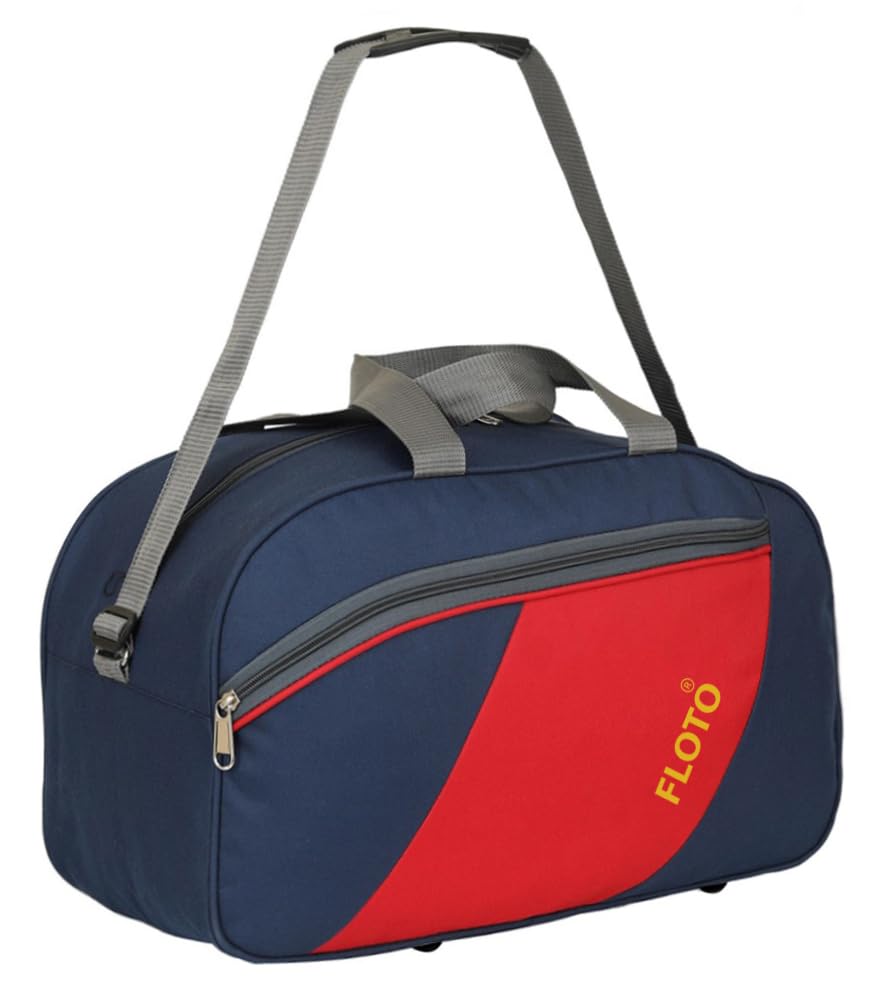 Expandable Premium Heavy Duty Polyester Lightweight 40 L Travel Duffel Luggage Bag | Wheel Bag | Multicolour (Navy Blue)-image-44
