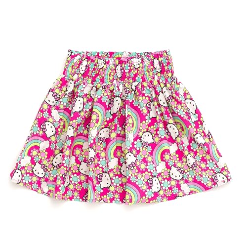 Image of Hello Kitty Girls' 2-Piece T-Shirt and Skirt Set Toddler to Big Kid