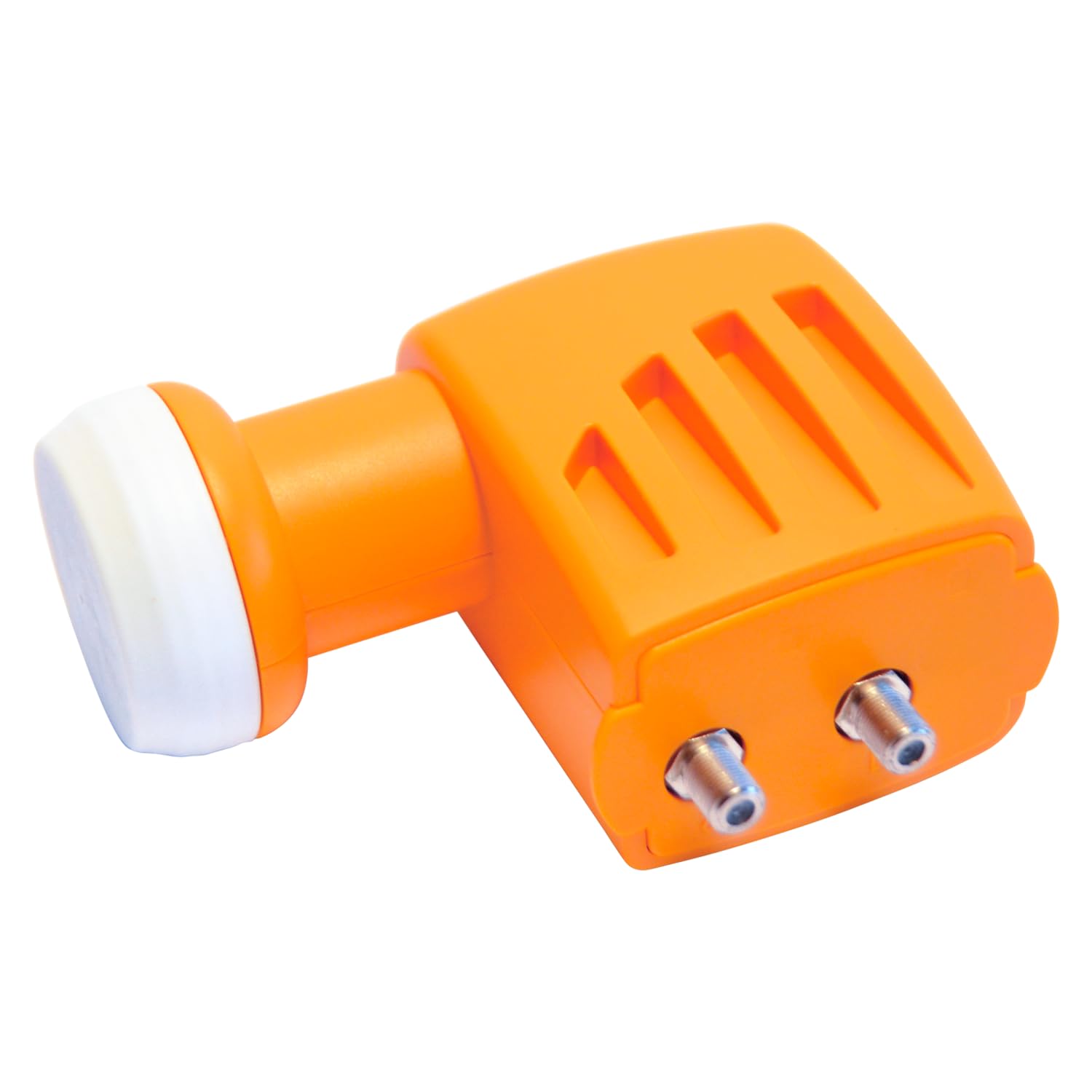 CABLEPELADO Conversor LNB Twin Offset | LNB de Banda KU | Ruido de 0,3 dB | Ganancia 60dB | Twin | 2 Salidas