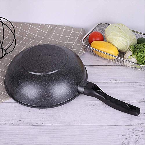 Wok con fondo plano antiadherente 32 cm miniatura 4