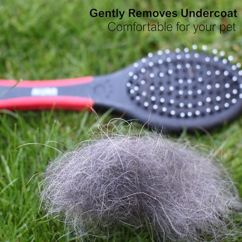 Murr Double Sided Pet Grooming Brush, Black - Image 4