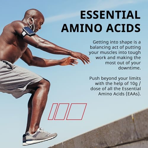 Image of Granite Essential Amino Acids Powder for Muscle Recovery and Growth with 10g EAAs and 7g BCAAs - Soy-Free, Gluten-Free, 448g (30 Servings), Fruit Punch Flavor