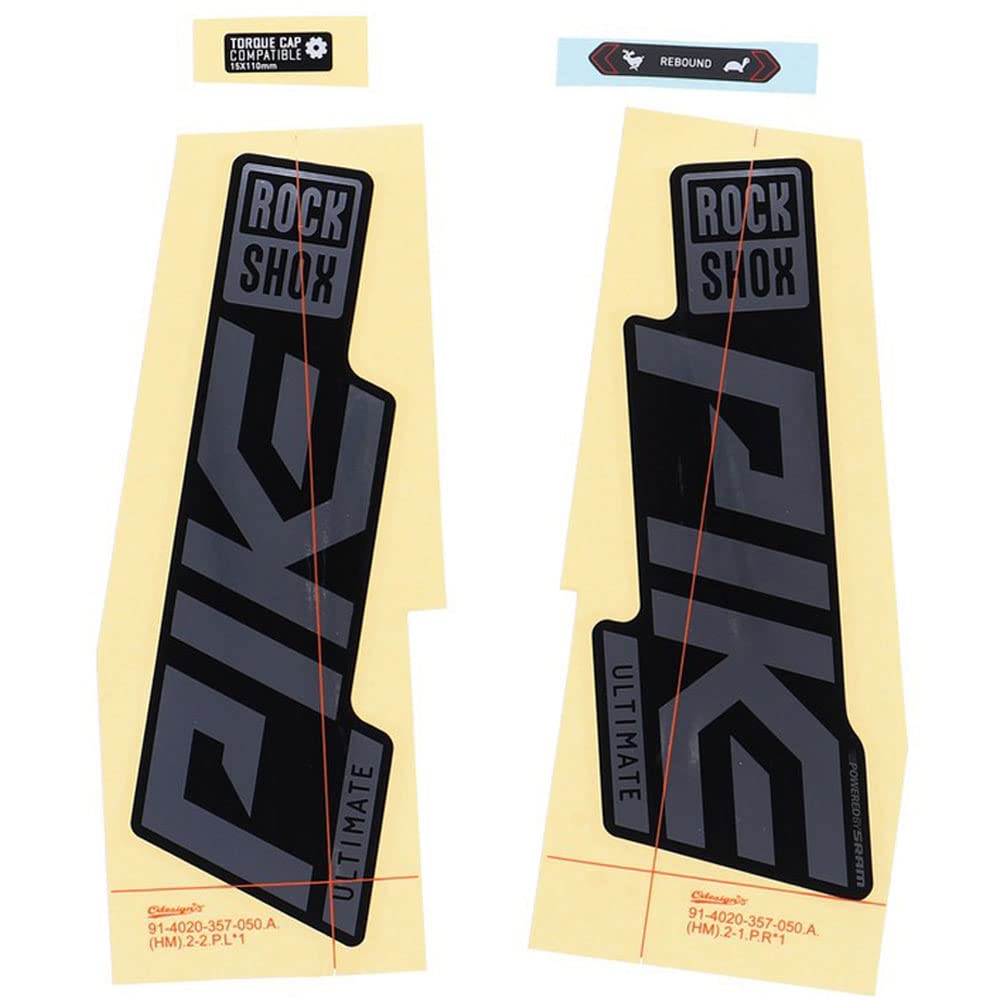 AUTOCOLLANTS COMPATIBLES ROCKSHOX PIKE 2016 ELX25 AUTOCOLLANTS DE