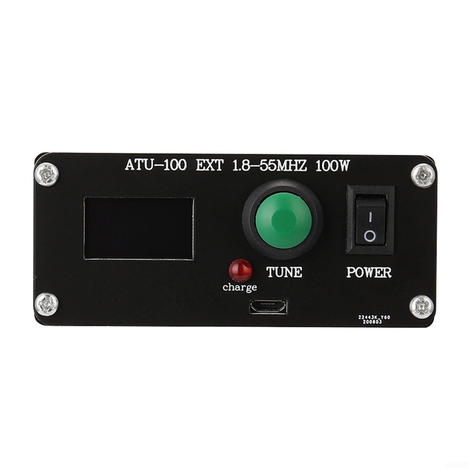 ATU-100 Automatischer Antennentuner - 1,8-55 MHz Für Funkgeräte - Mit 0,96" Display & Gehäuse