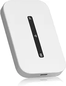 Hotspots WiFi móveis, roteador portátil de viagem suporta 10 usuários ao mesmo tempo, bateria grande de 3000 mAh, dispositivo Wi-Fi de bolso para Internet segura em casa ou