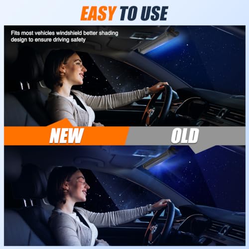 Image of Nilight 32LED Blue Dash Strobe Light w /Controller Windshield Mount
