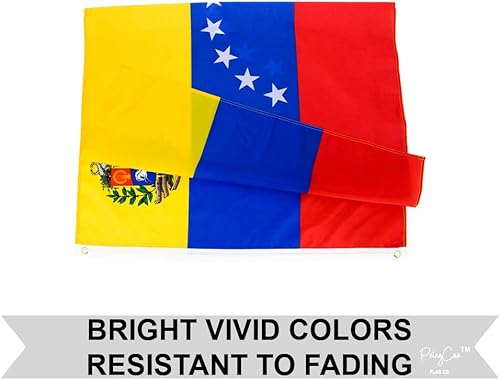 PringCor Bandera de Venezuela de 8 estrellas de 3x5FT Guayana Bolívar 1817