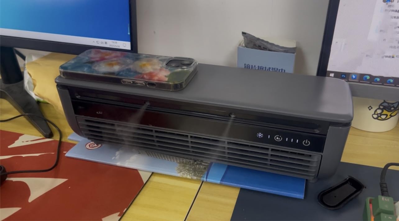 Kondycjoner do ładowania bezprzewodowego bez wiercenia Wentylator naścienны do kuchni Przenośny kondycjoner naścienны Klimatyzatory 30s Natychmiastowe chłodzenie do biura