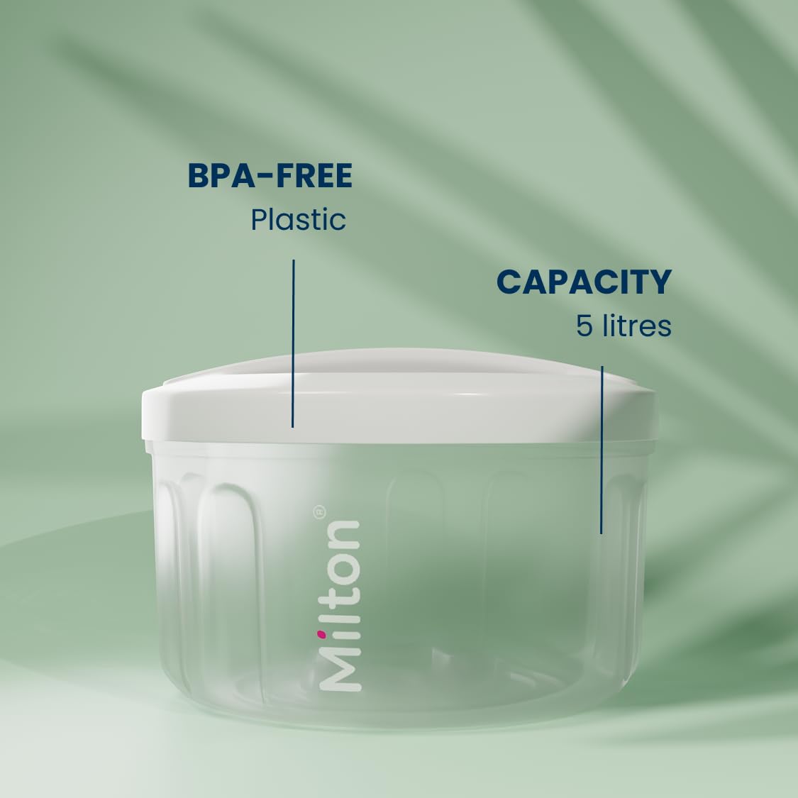 MILTON Combi Microwave Or Cold Water Steriliser in White – Fits Five Wide Neck Bottles of Any Brand