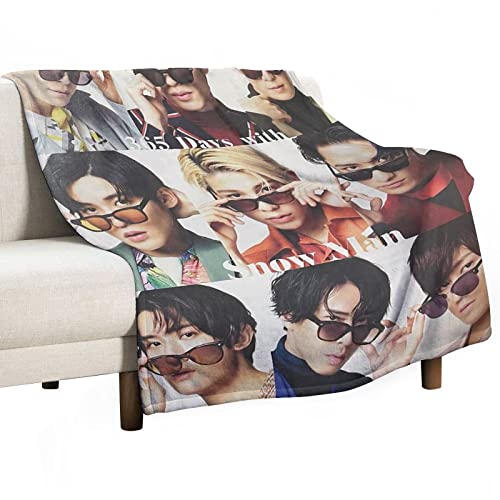 Snow-man 目黒蓮 ラウール 岩本照 深澤辰哉 佐久間大介 向井康二 阿部亮平 渡辺翔太 宮館涼太 エアコンブランケット お昼寝ブランケット フランネル 毛玉防止 通気性 耐久性 芸能人応援 おしゃれ かわいい 男前 男女兼用 肌に優しい 四季通用