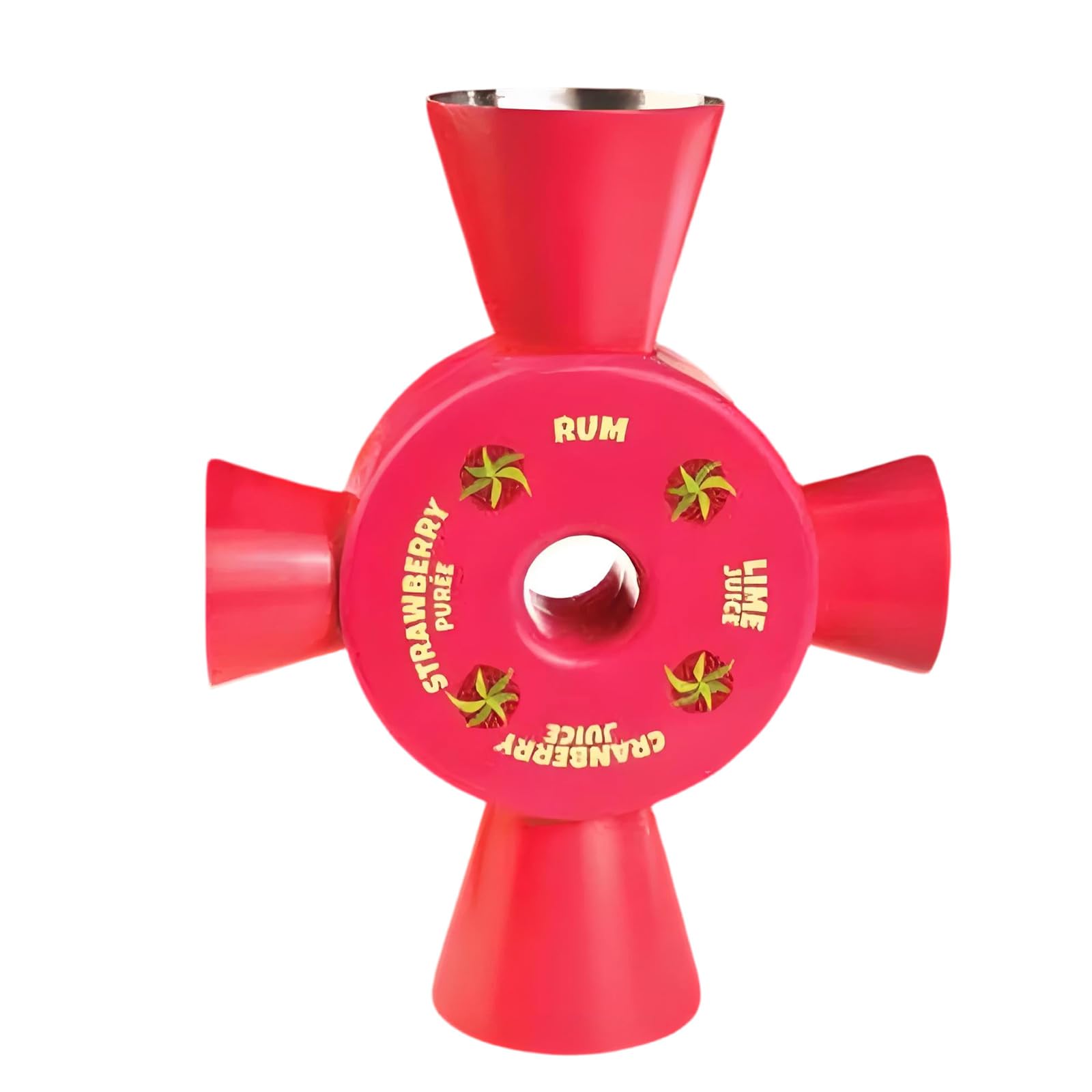 PANGBOER Clear Jigger Cup for Professional Bartenders and Cocktail Enthusiasts 10ml to 50ml Measurements Measurer